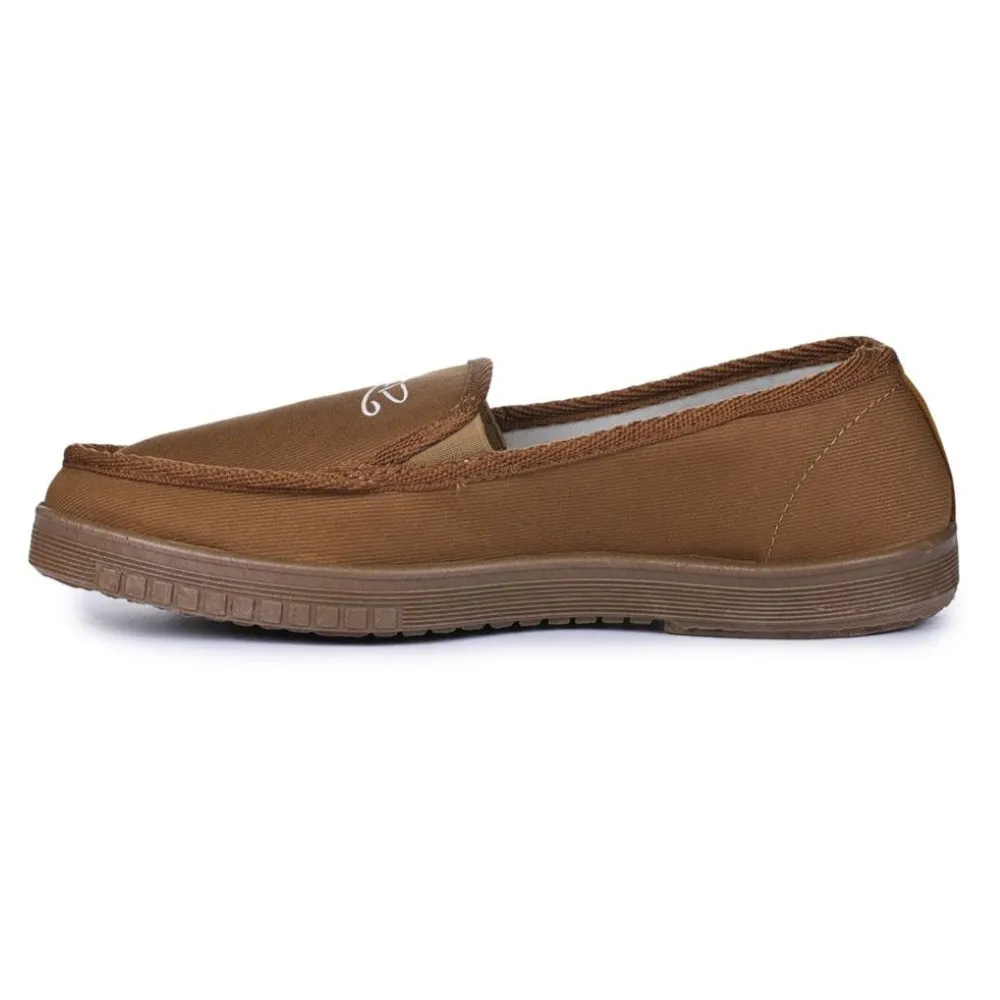 Chaussures décontractées beige sans lacets pour hommes WALKER-E par Liberty