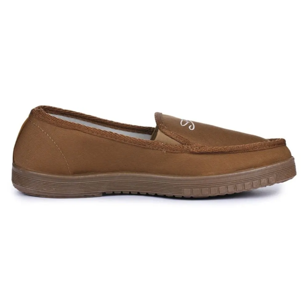 Chaussures décontractées beige sans lacets pour hommes WALKER-E par Liberty