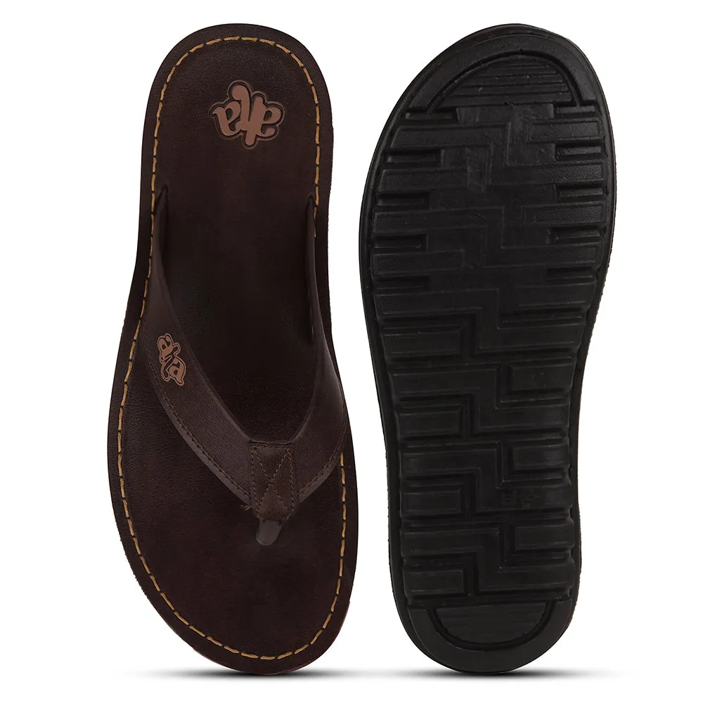 Chausson Décontracté Marron A-HA Pour Homme 2137-51 Par Liberty