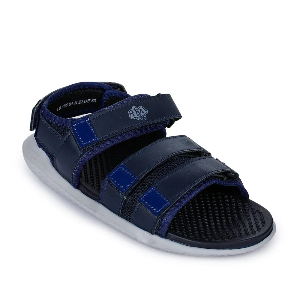 Sandales décontractées bleu marine A-HA pour hommes LB195-01 par Liberty