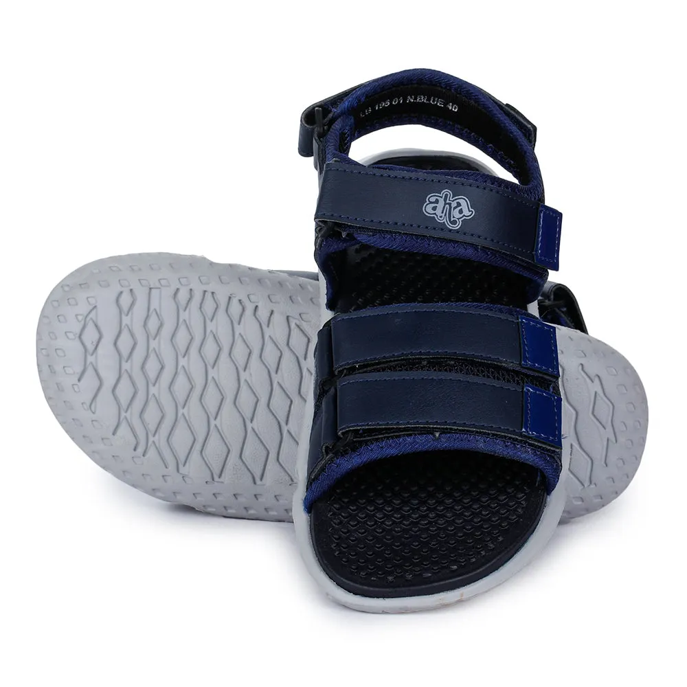 Sandales décontractées bleu marine A-HA pour hommes LB195-01 par Liberty