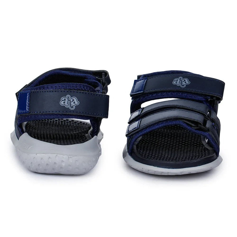 Sandales décontractées bleu marine A-HA pour hommes LB195-01 par Liberty