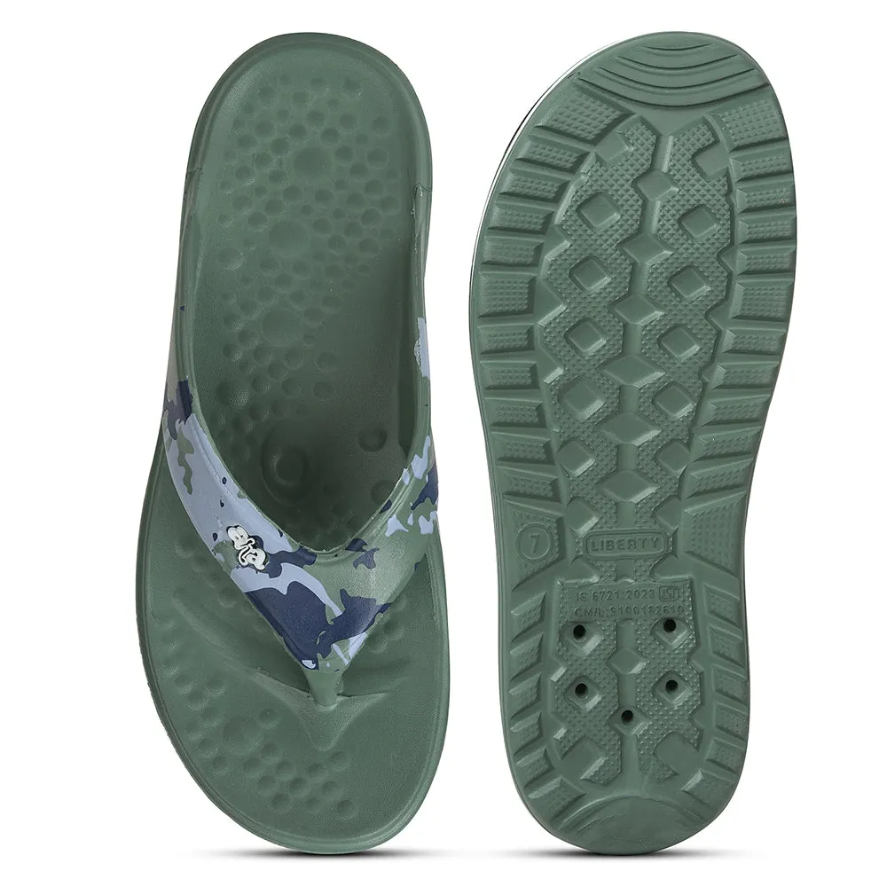 A-HA Chausson Décontracté Vert Pour Hommes BEACHTIM51 Par Liberty