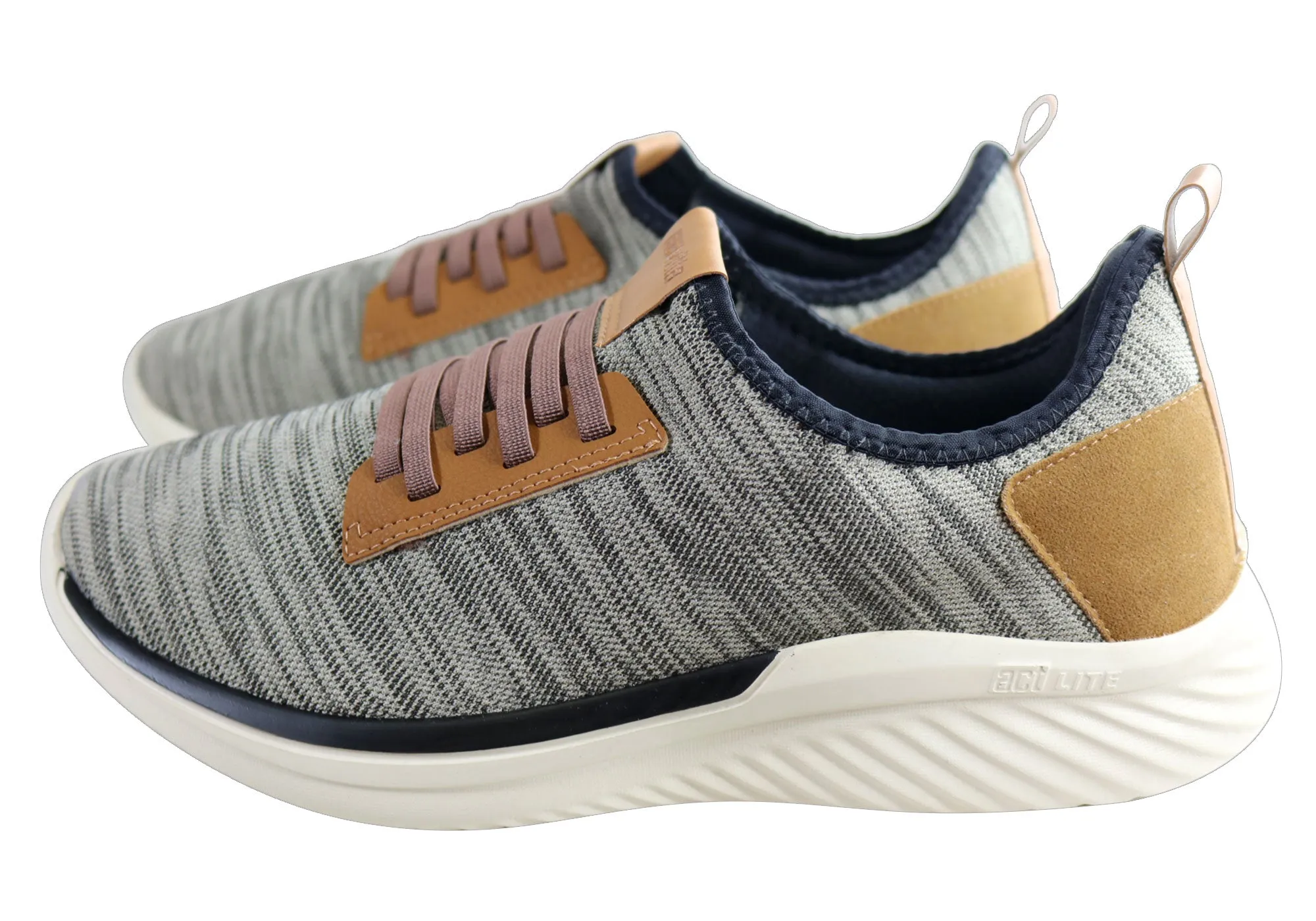 Actvitta Edison Chaussures Actives Confortables à Enfiler pour Homme avec Coussinet