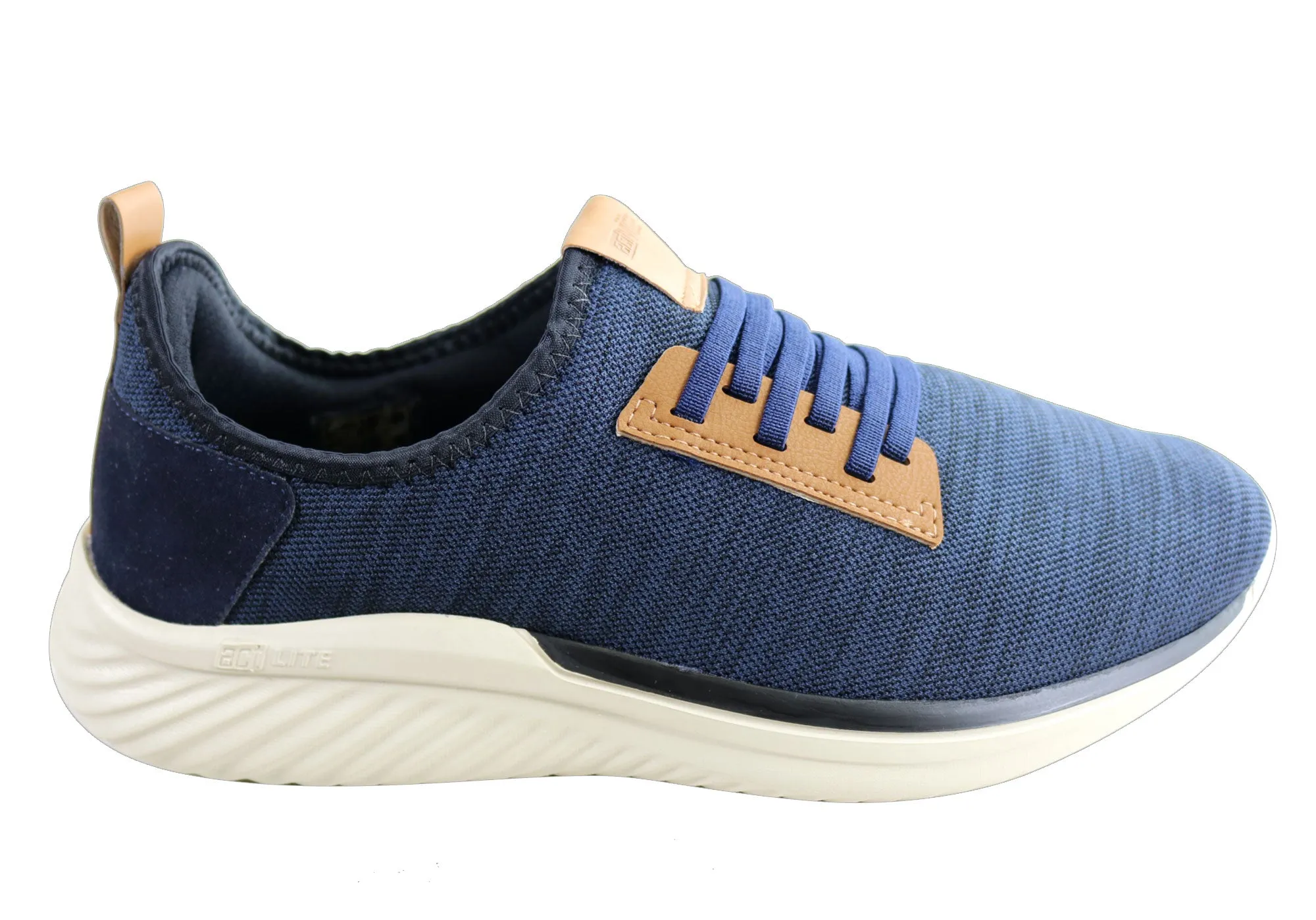 Actvitta Edison Chaussures Actives Confortables à Enfiler pour Homme avec Coussinet