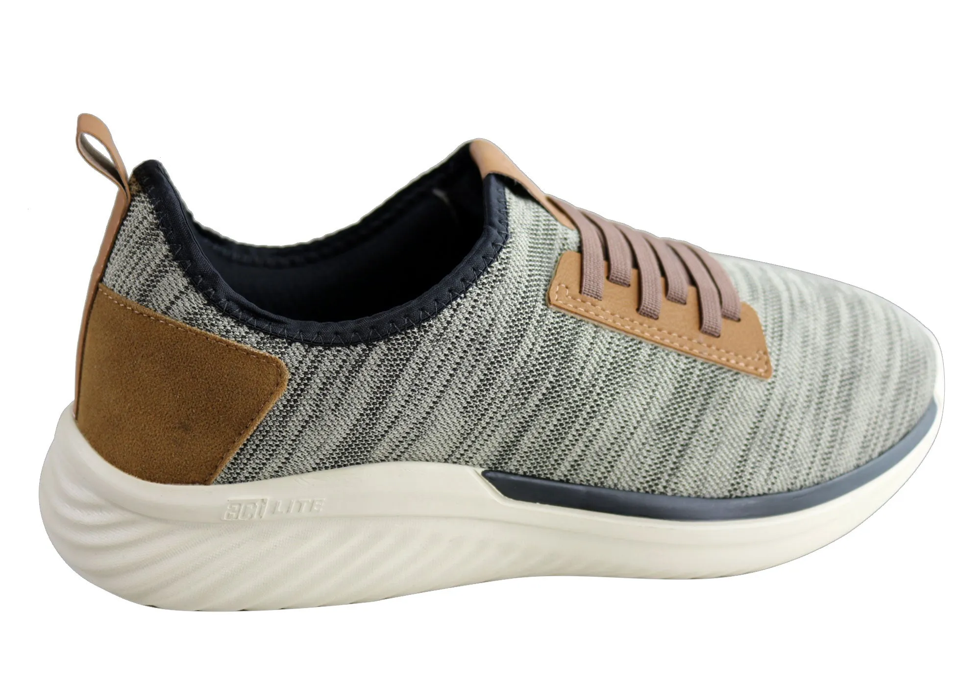 Actvitta Edison Chaussures Actives Confortables à Enfiler pour Homme avec Coussinet
