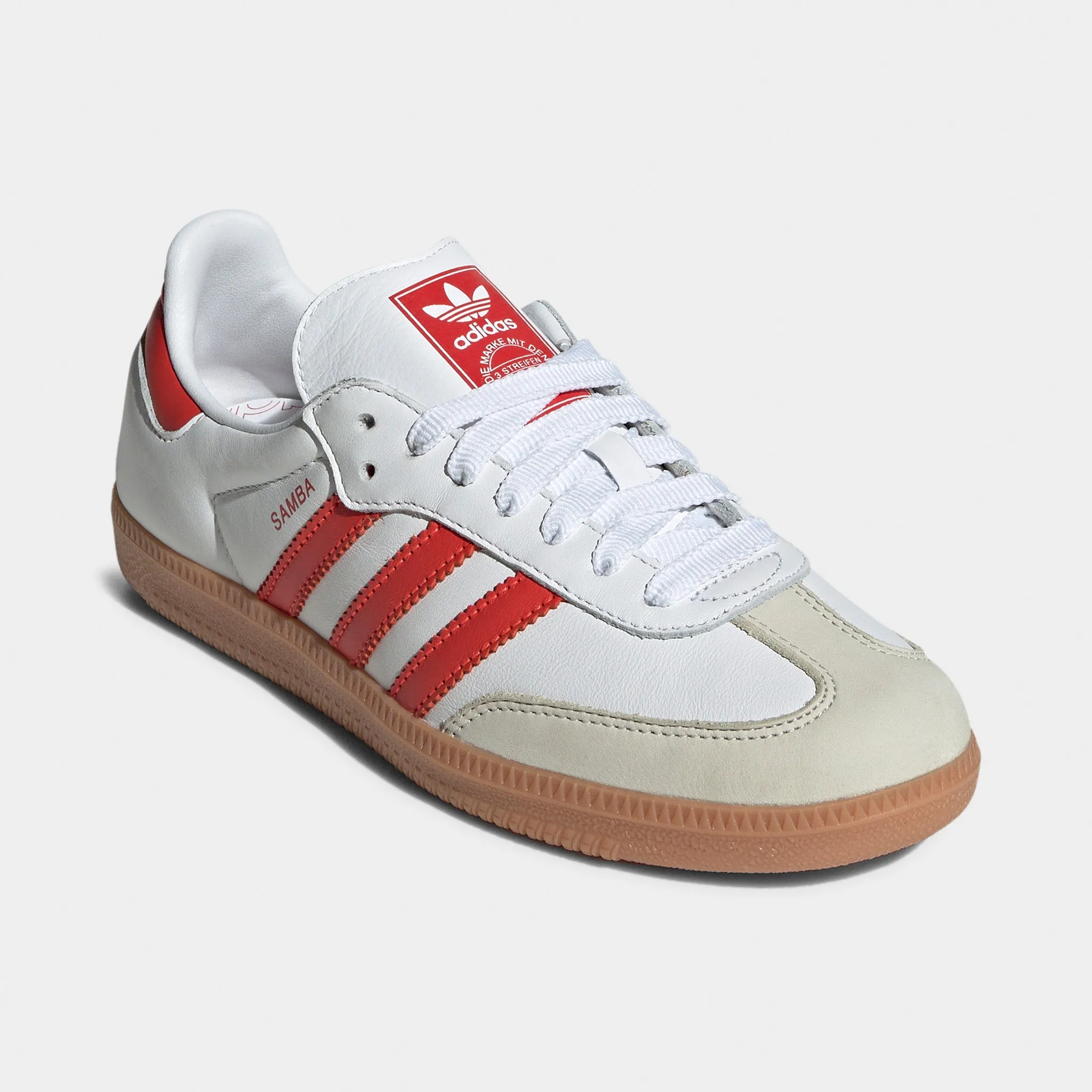 Adidas Originals Femme Samba Og Blanc / Rouge Solaire - Off White