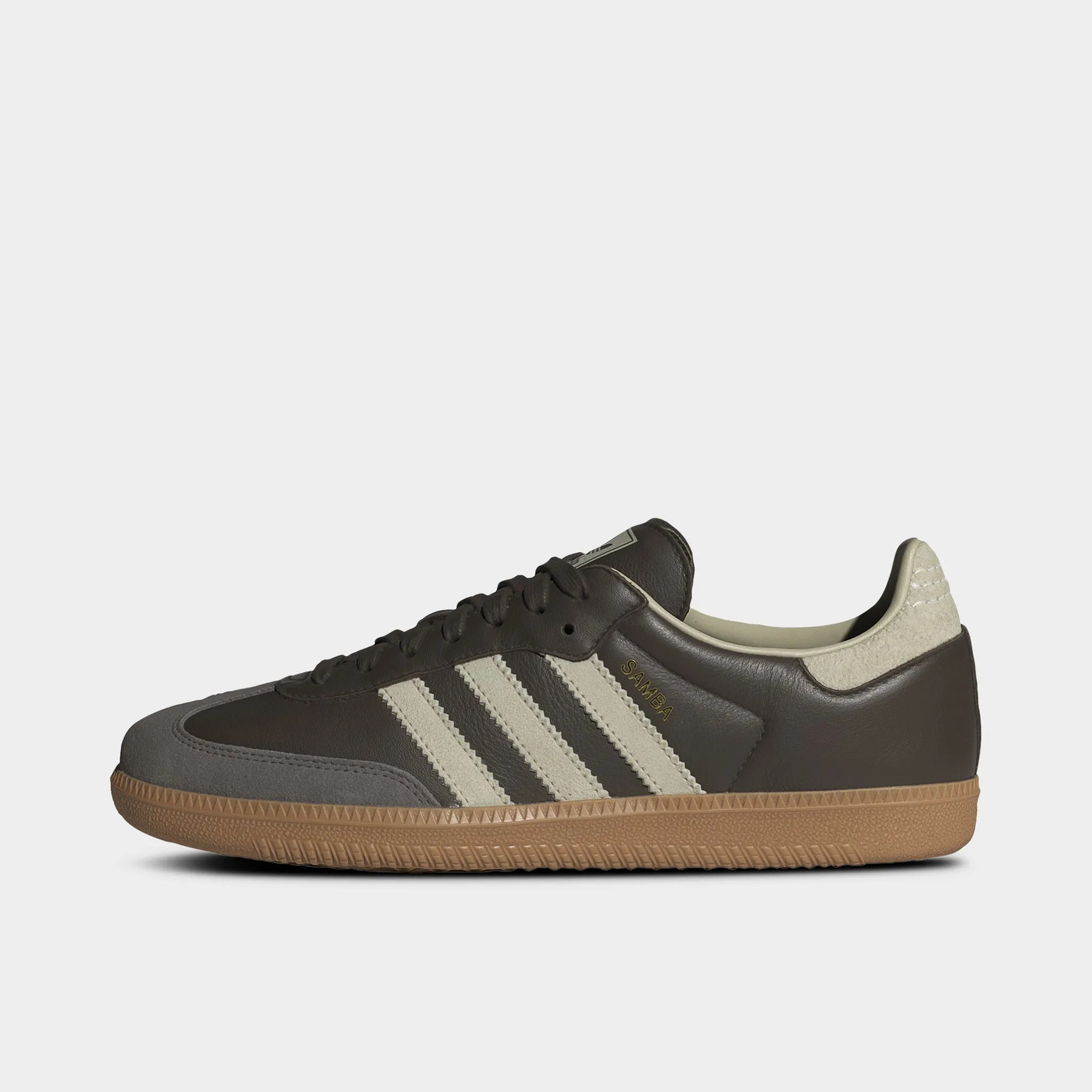 Adidas Samba Og Marron / Vert Pâle - Doré