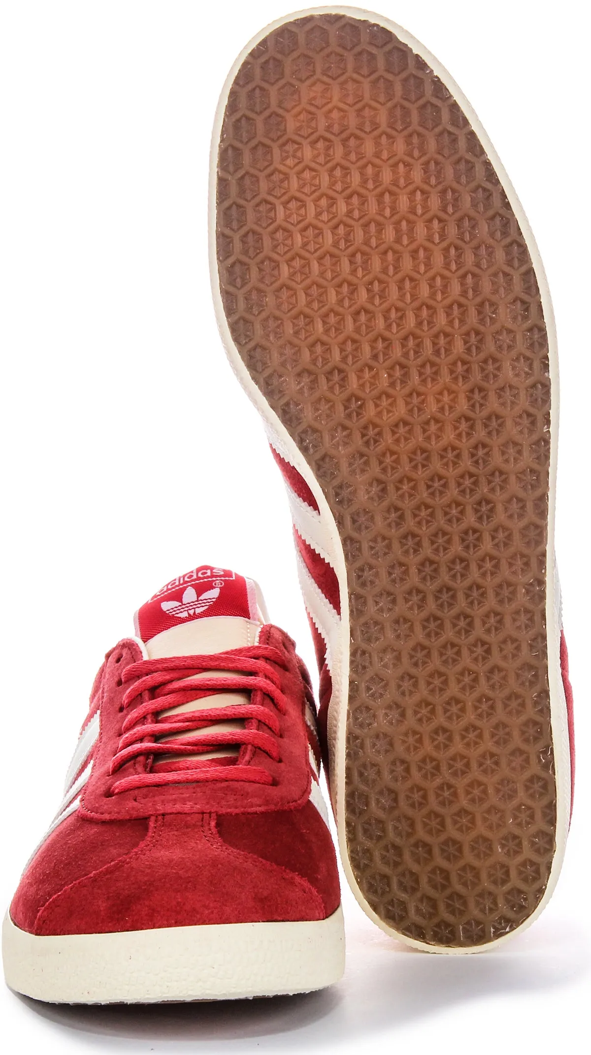 Adidas Gazelle en Rouge et Blanc pour Hommes Chaussures Adidas