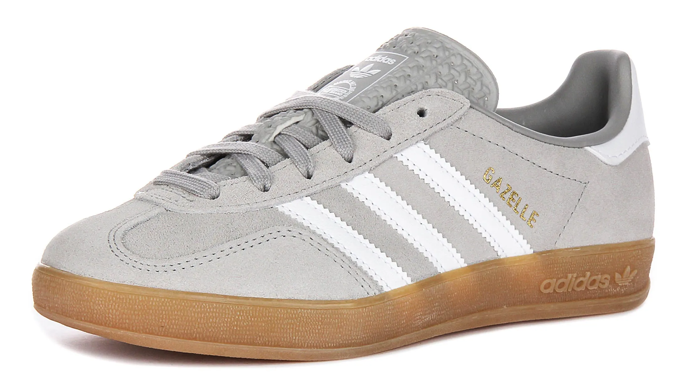 Adidas Gazelle Indoor en chaussures gris blanc Adidas