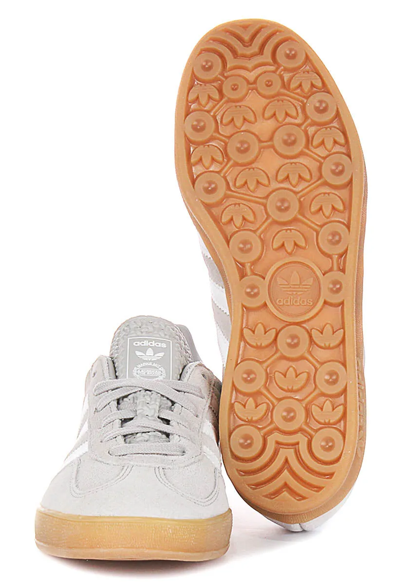 Adidas Gazelle Indoor en chaussures gris blanc Adidas