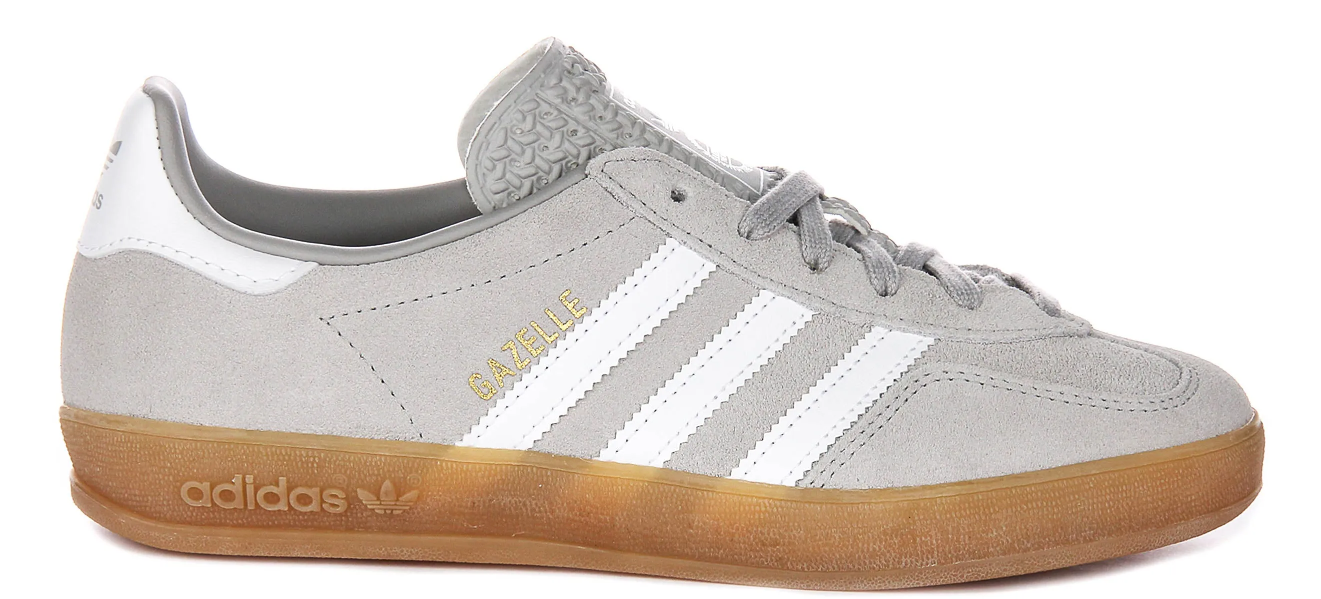 Adidas Gazelle Indoor en chaussures gris blanc Adidas