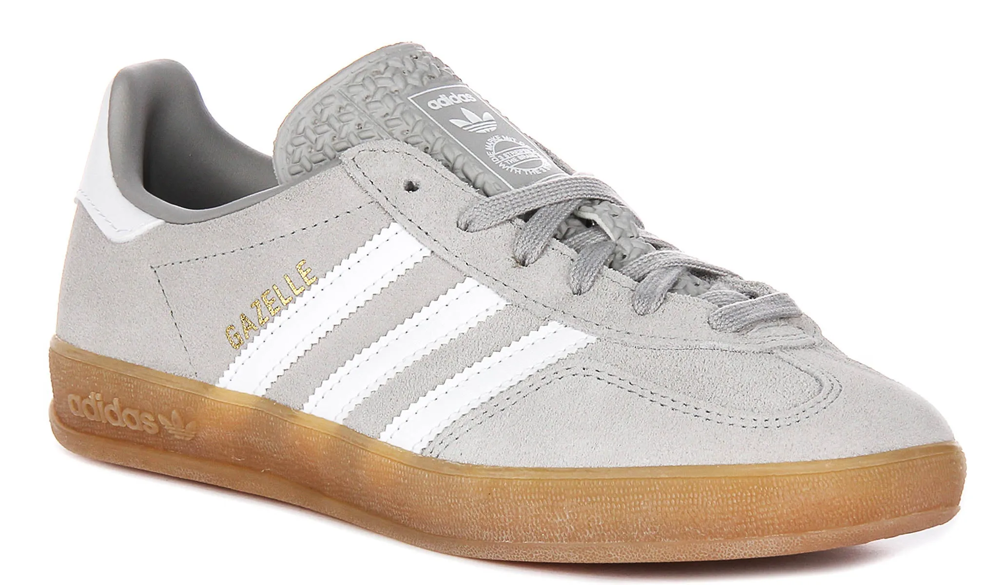 Adidas Gazelle Indoor en chaussures gris blanc Adidas