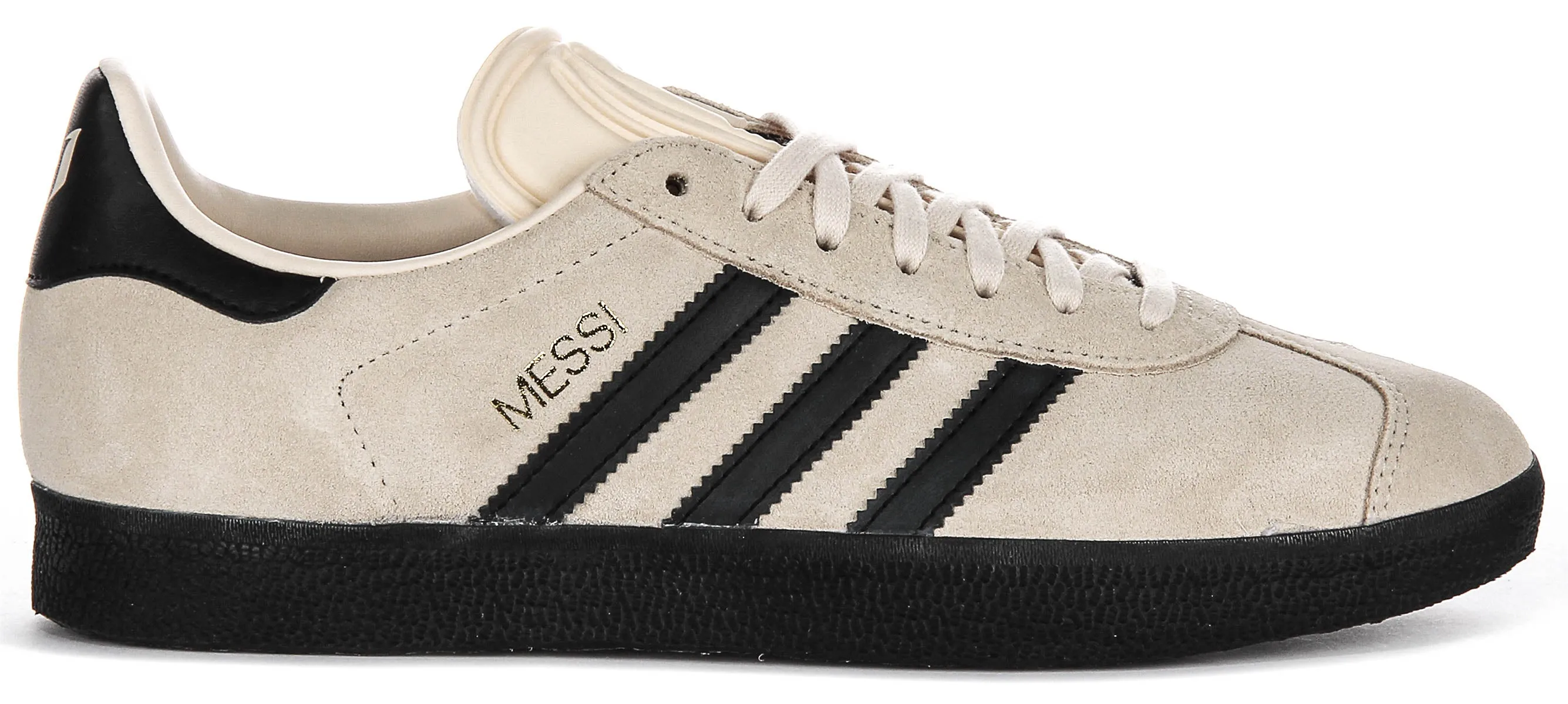 Adidas Gazelle X Messi en chaussures beige et noir Adidas