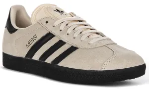 Adidas Gazelle X Messi In Beige Black Shoes Adidas