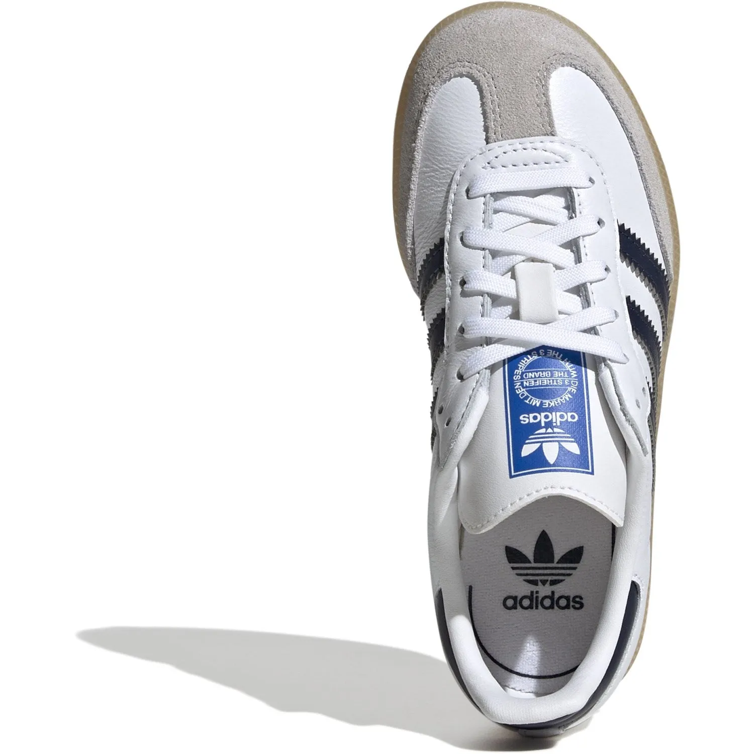 adidas Originals Samba Og C Sneakers Blanc Nuageux/Bleu Marine/Semelle Gomme