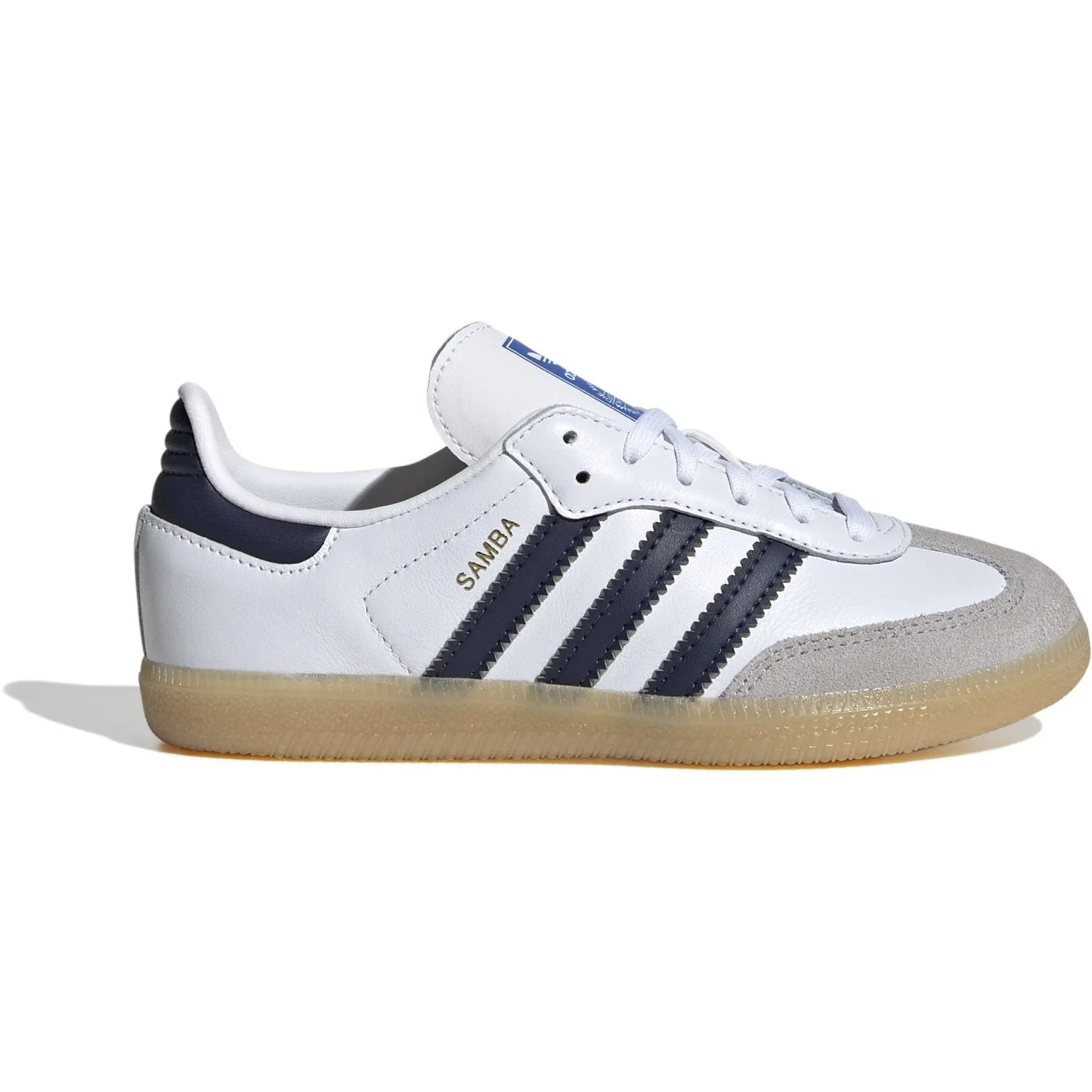 adidas Originals Samba Og C Sneakers Blanc Nuageux/Bleu Marine/Semelle Gomme