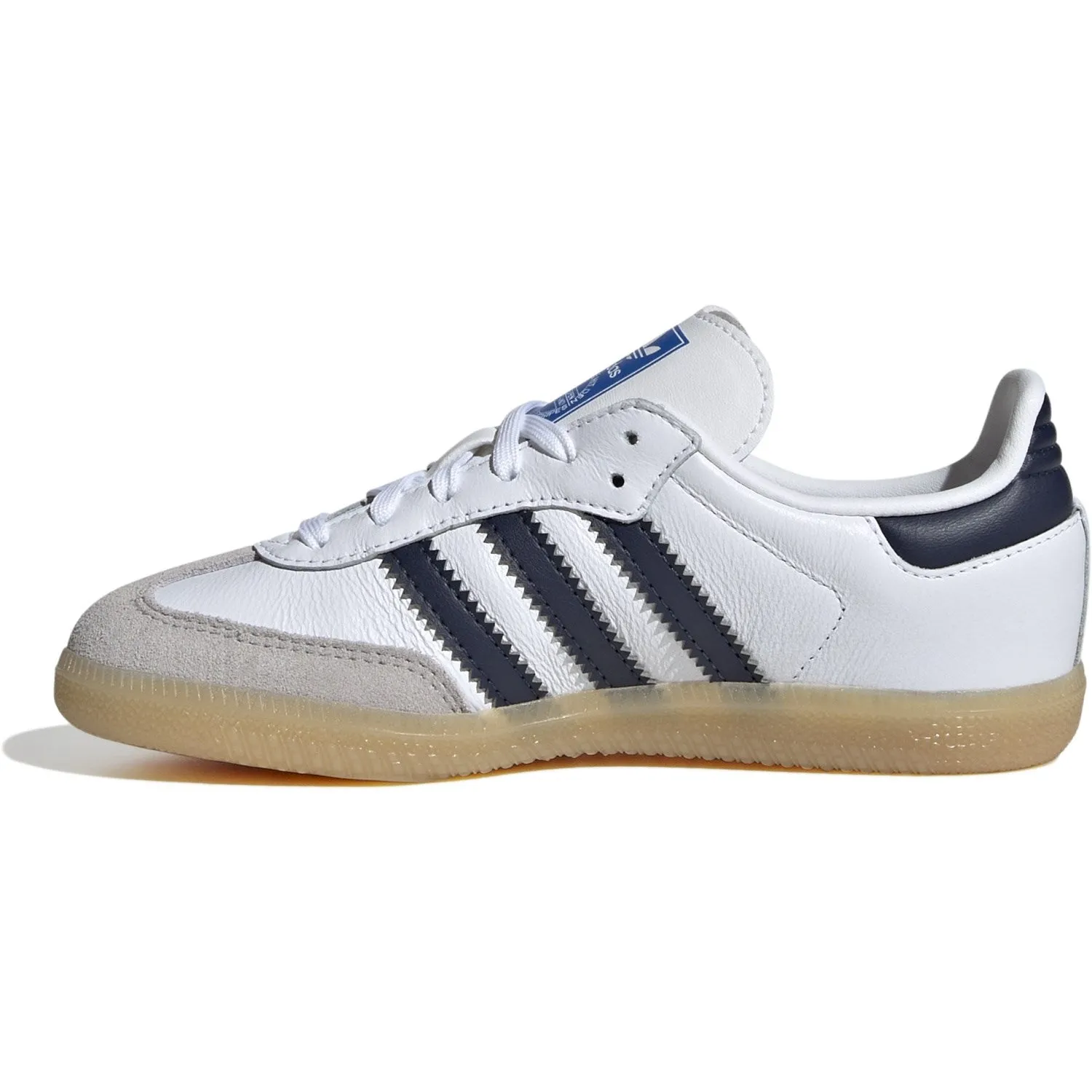 adidas Originals Samba Og C Sneakers Blanc Nuageux/Bleu Marine/Semelle Gomme