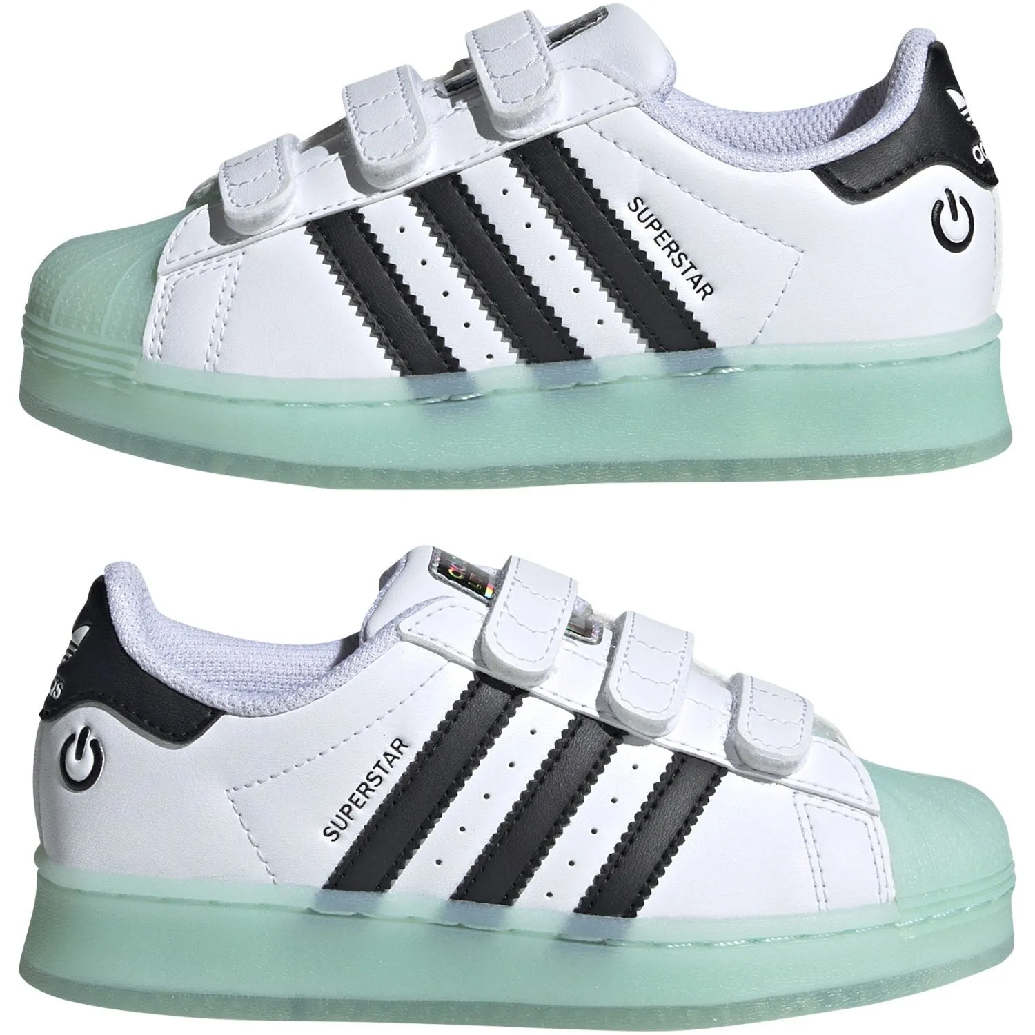 adidas Originals Superstar Led Lights Cf C en Blanc Nuageux/Seflaq/Noir Classique