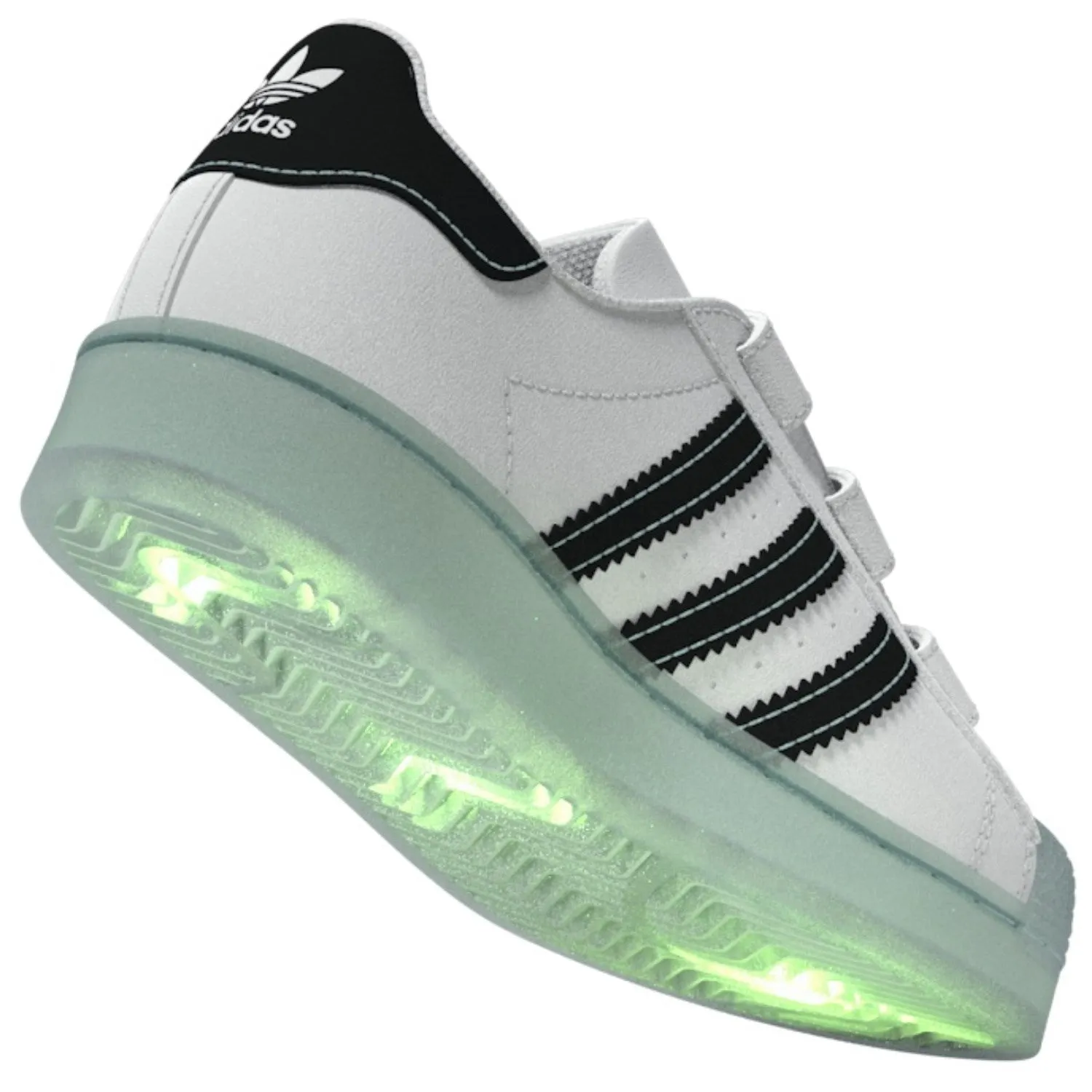 adidas Originals Superstar Led Lights Cf C en Blanc Nuageux/Seflaq/Noir Classique