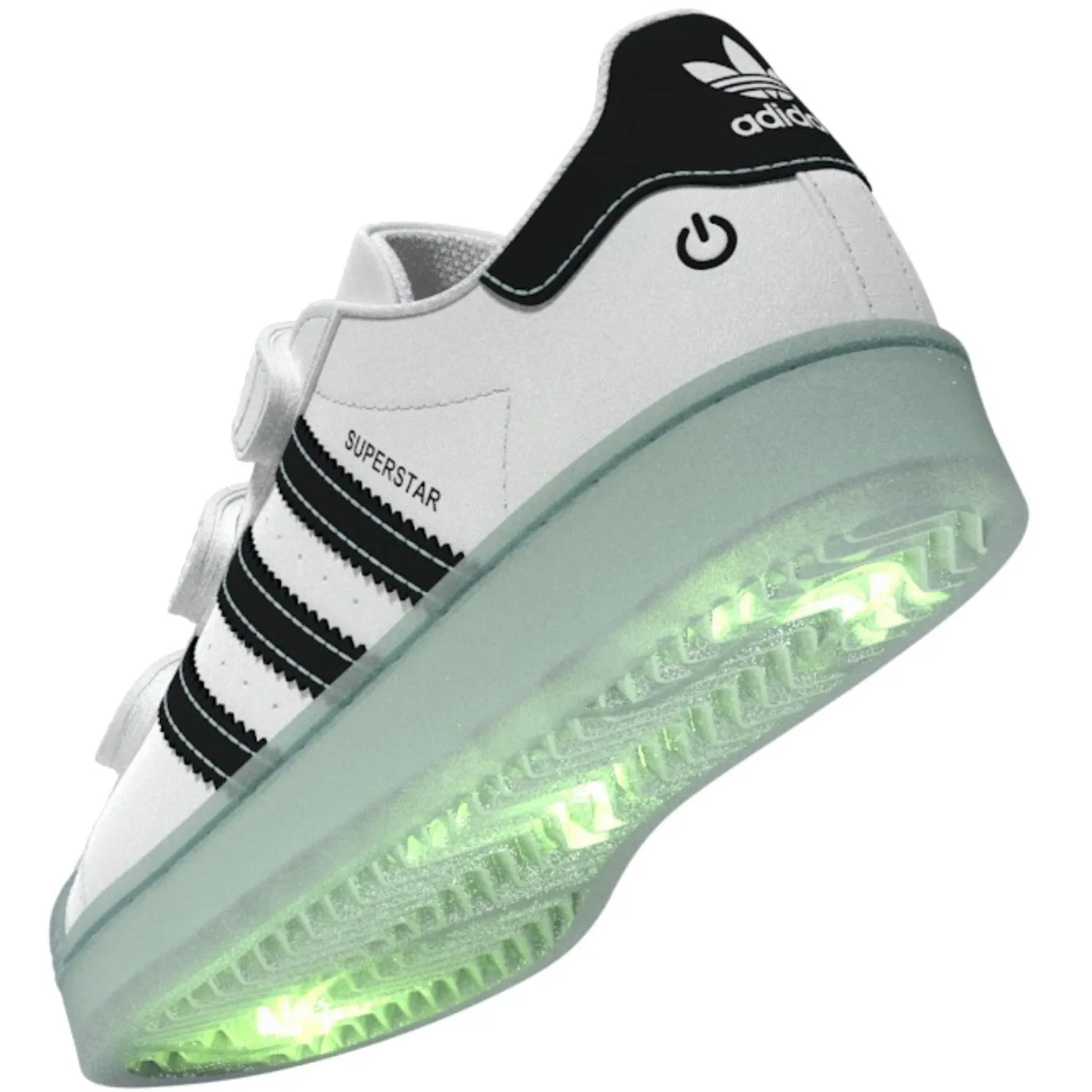 adidas Originals Superstar Led Lights Cf C en Blanc Nuageux/Seflaq/Noir Classique