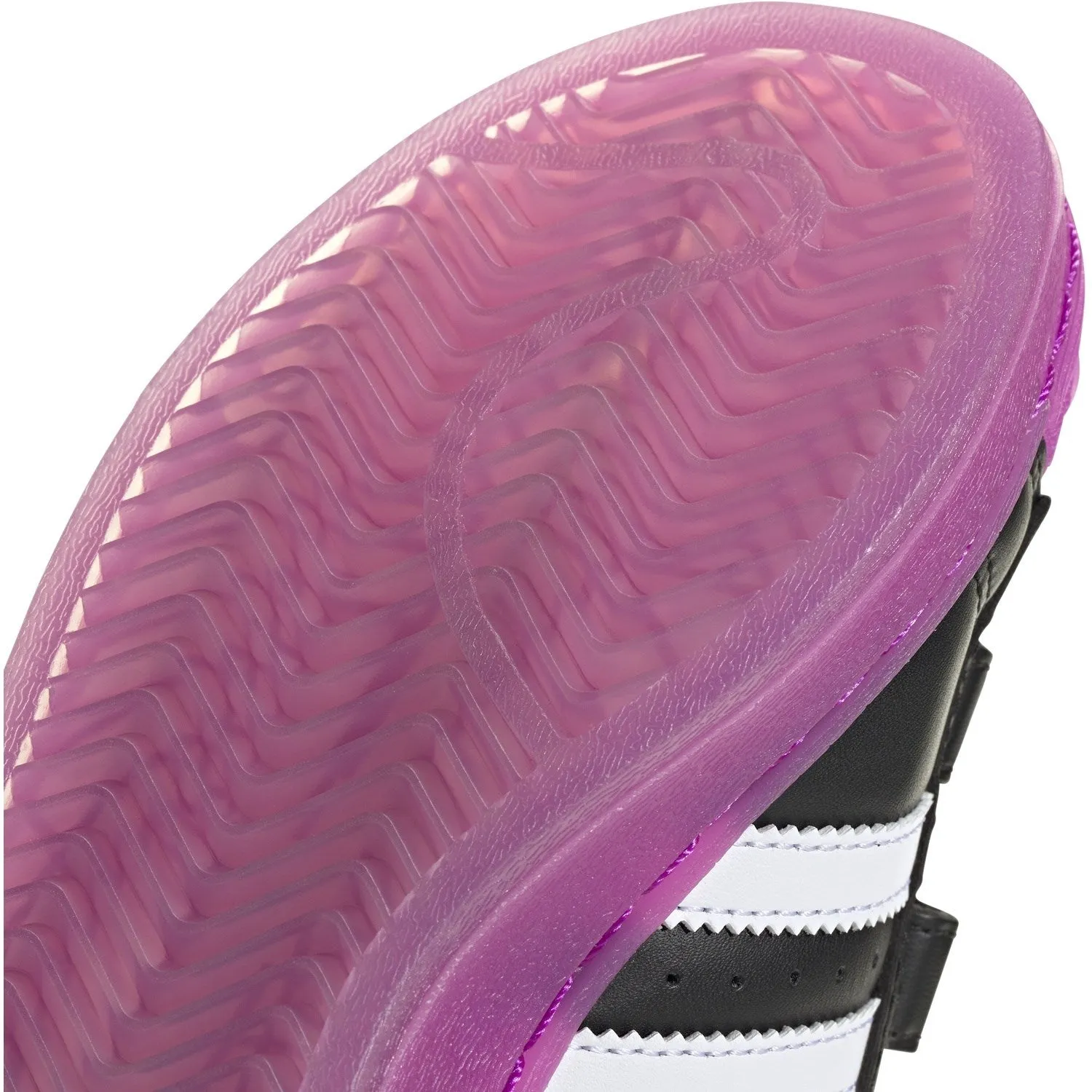 adidas Originals Superstar Led Lights Cf C Chaussures Noir de Base/Purbur/Blanc Nuage