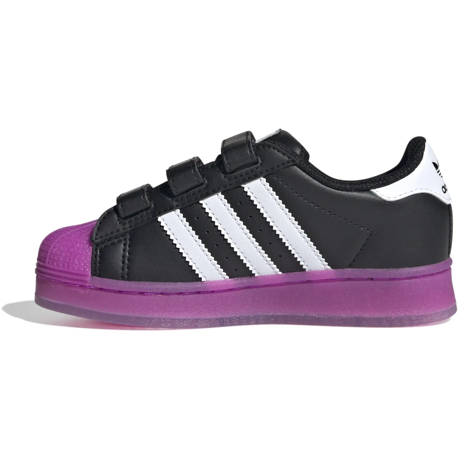adidas Originals Superstar Led Lights Cf C Chaussures Noir de Base/Purbur/Blanc Nuage
