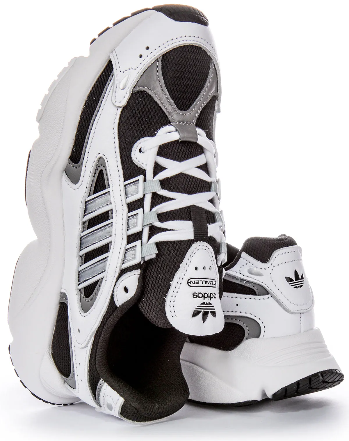 Adidas Ozmillen en blanc et noir pour chaussures hommes Adidas