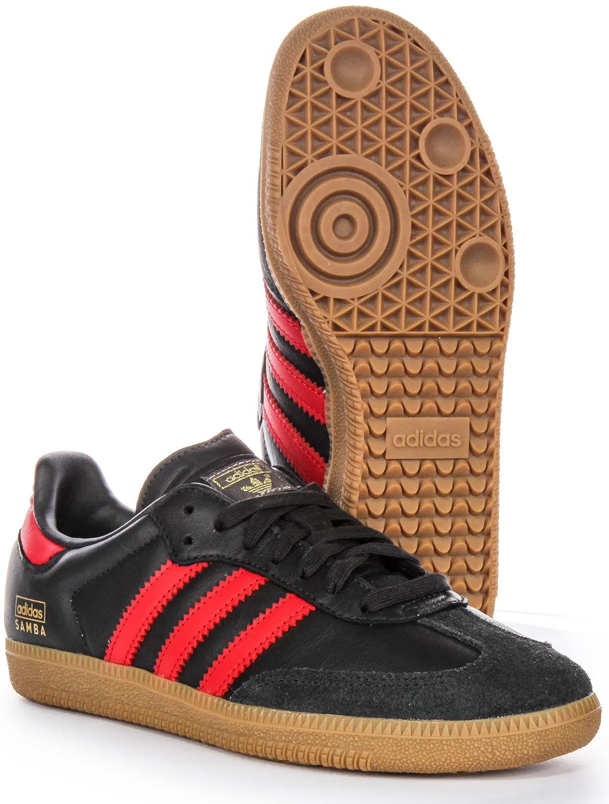 Adidas Samba OG en Noir et Rouge pour Hommes Chaussures Adidas