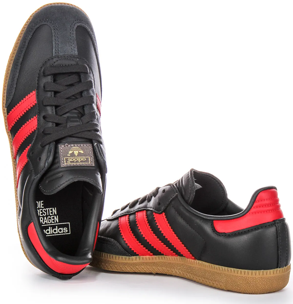 Adidas Samba OG en Noir et Rouge pour Hommes Chaussures Adidas
