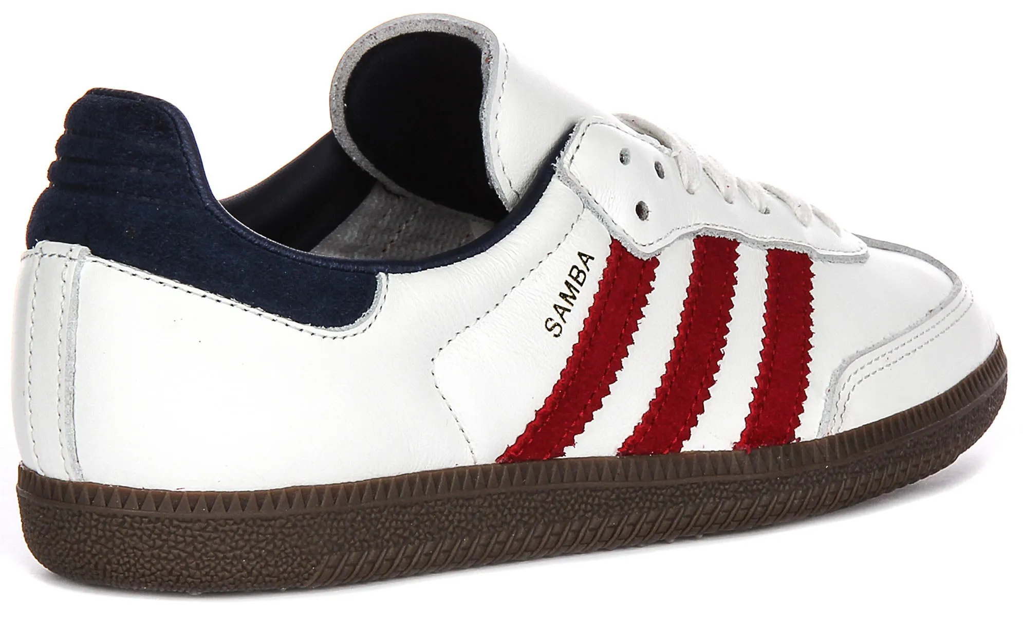 Adidas Samba OG en blanc rouge marine