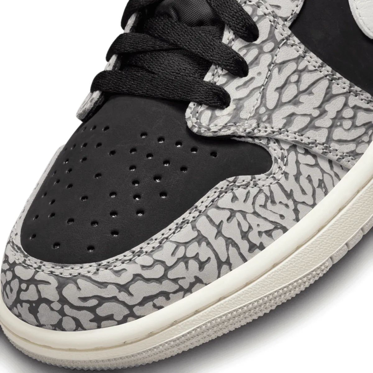 Air Jordan 1 Retro Low OG 'Éléphant Noir'