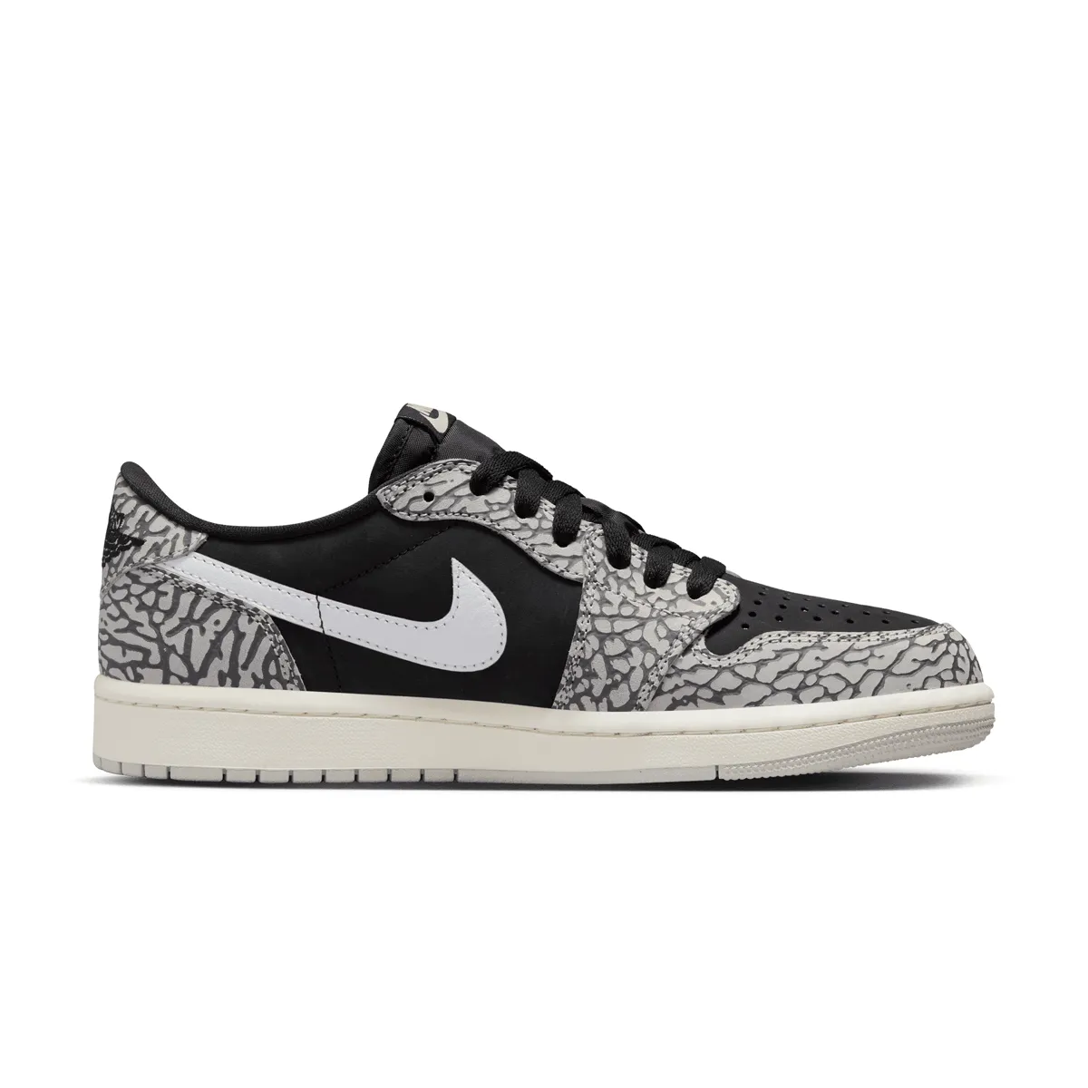 Air Jordan 1 Retro Low OG 'Éléphant Noir'