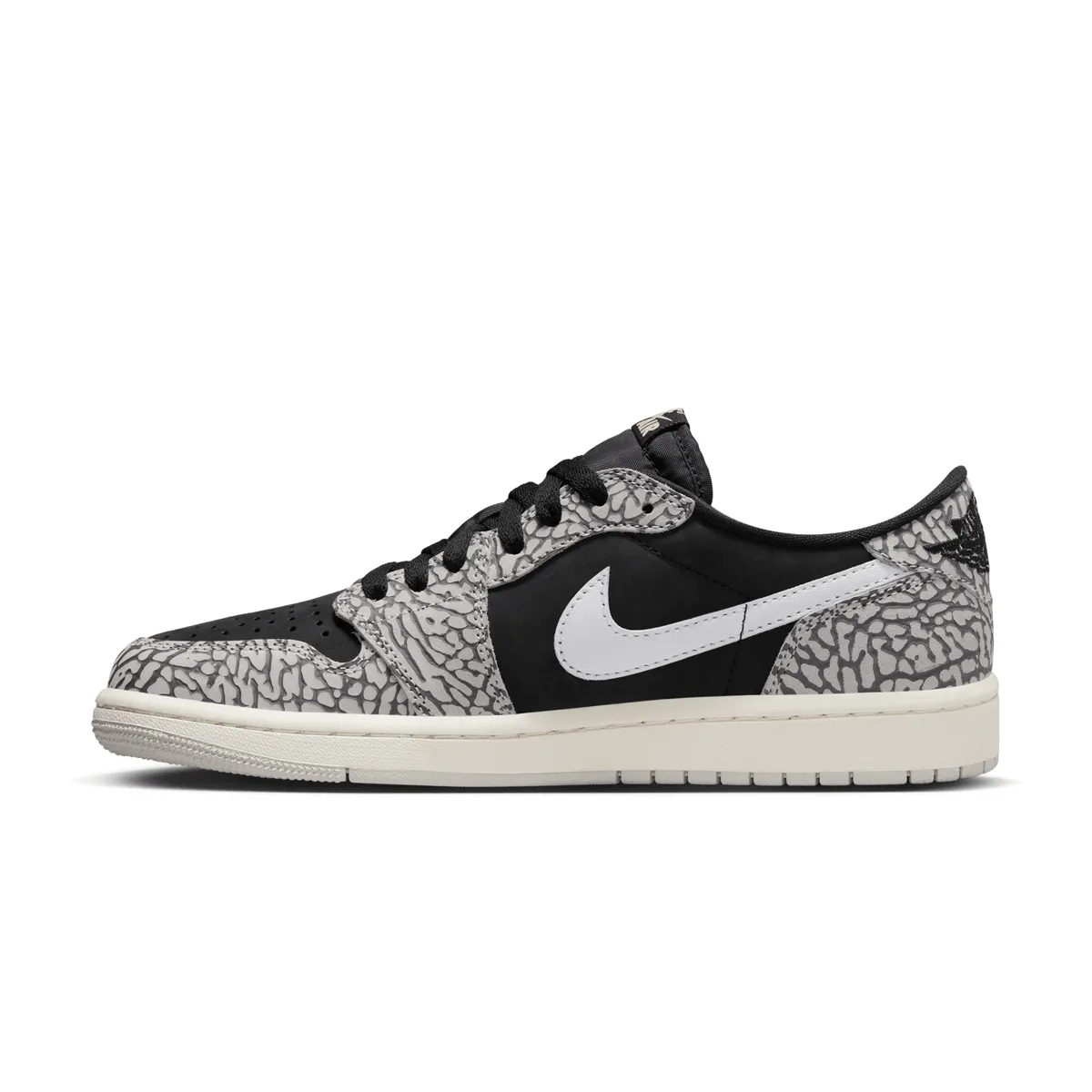 Air Jordan 1 Retro Low OG 'Éléphant Noir'