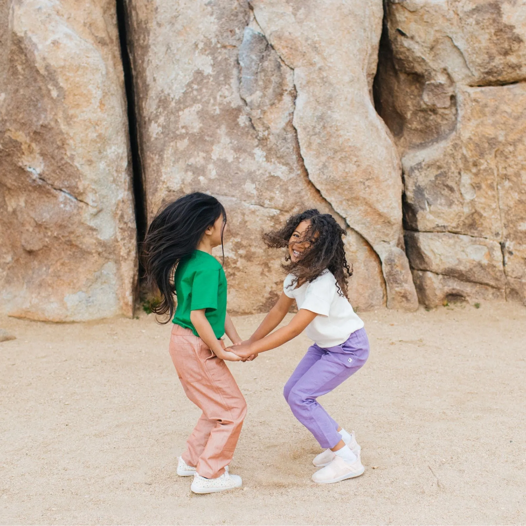 Pantalon en lin cendré - Lilas Babykids_Jackalo