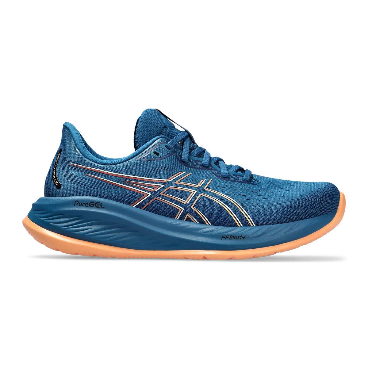 Asics Gel Cumulus 26 - Bleu marine riche - Orange délavé