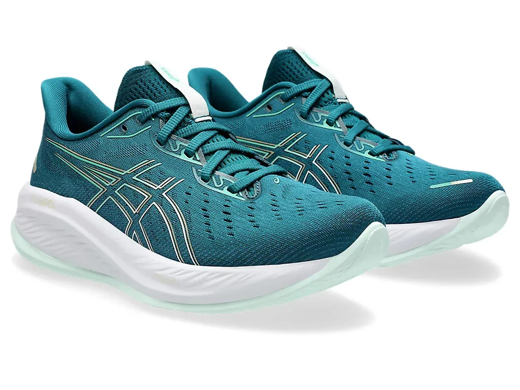 ASICS Gel Cumulus 26 Femme - Rich Teal/Pale Mint (1012B599-300) Chaussures de Running