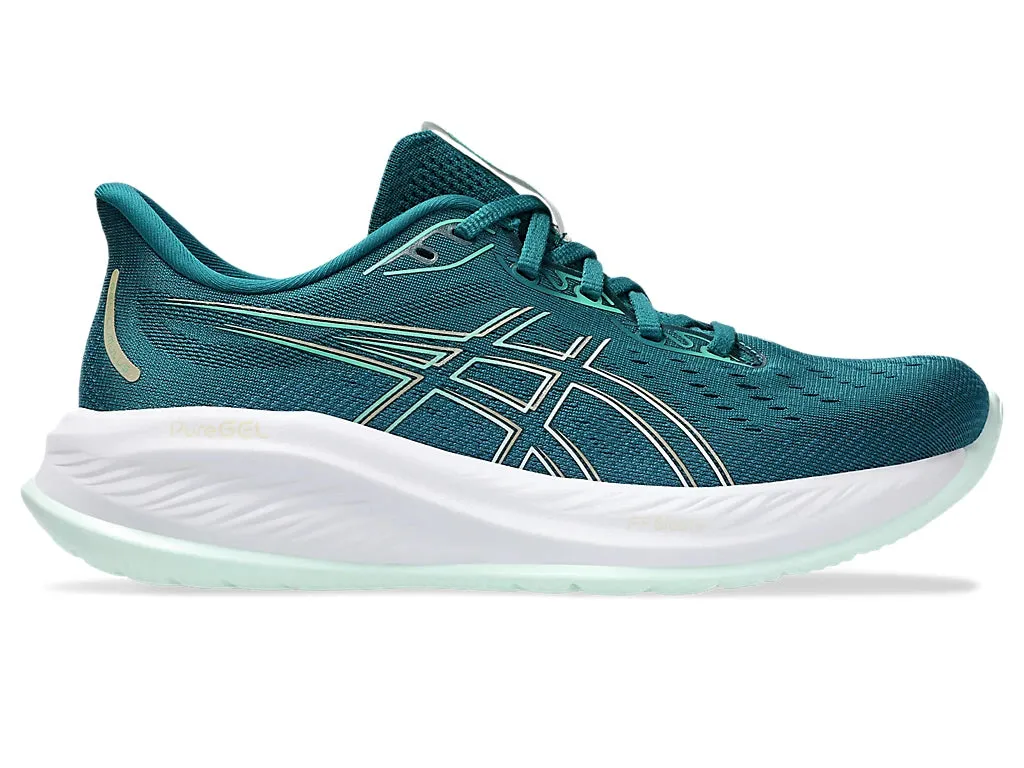 ASICS Gel Cumulus 26 Femme - Rich Teal/Pale Mint (1012B599-300) Chaussures de Running