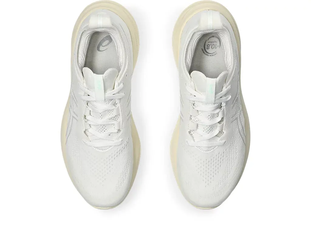 Asics Gel Nimbus 26 Femme - Blanc/Blanc (1012B601-101) Asics Chaussures de Course