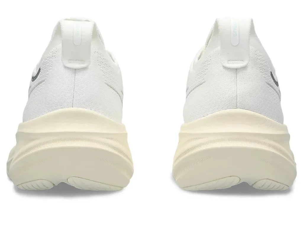 Asics Gel Nimbus 26 Femme - Blanc/Blanc (1012B601-101) Asics Chaussures de Course