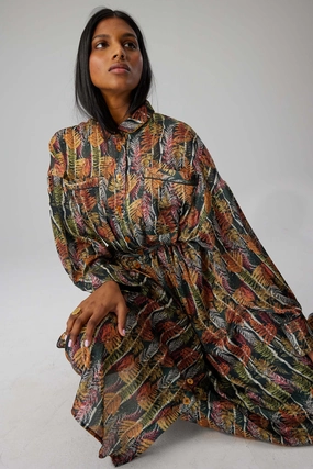 Astrée shirt in Fern print