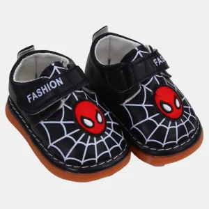 Baby Boys Spiderman Leather Sneakers - Multicolor