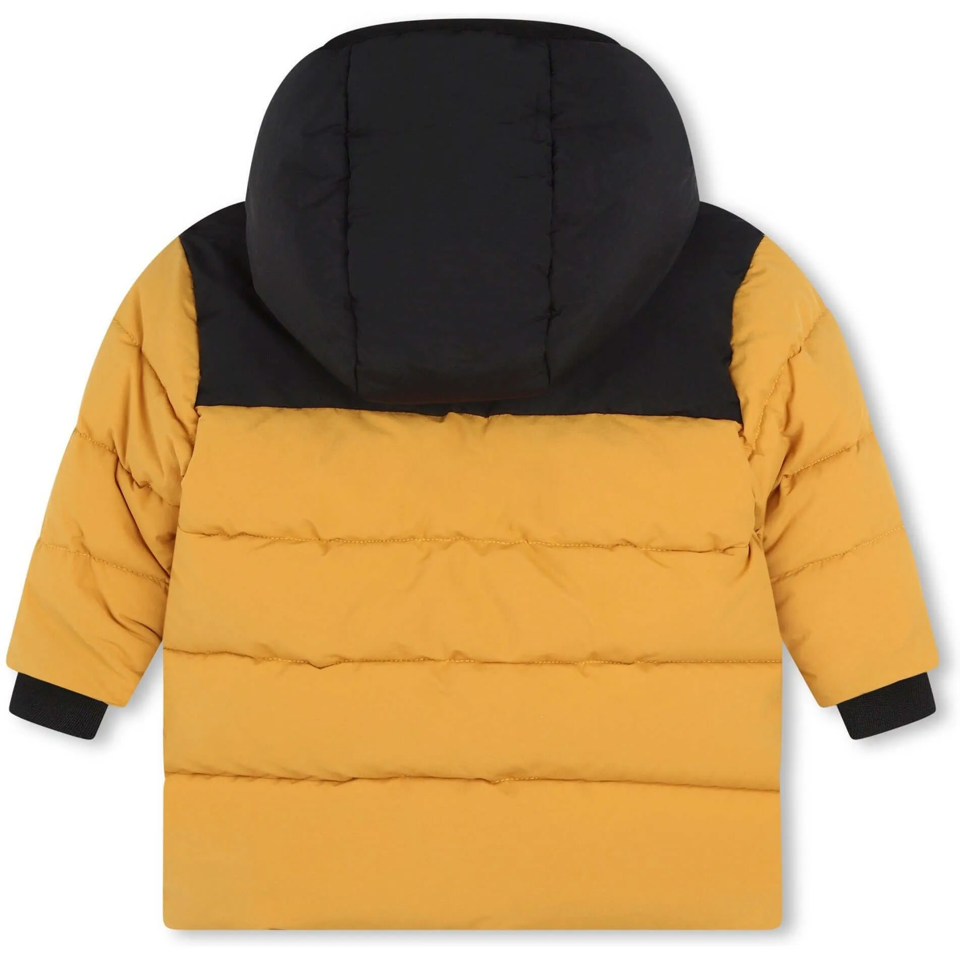 Manteau matelassé jaune pour bébé garçon
