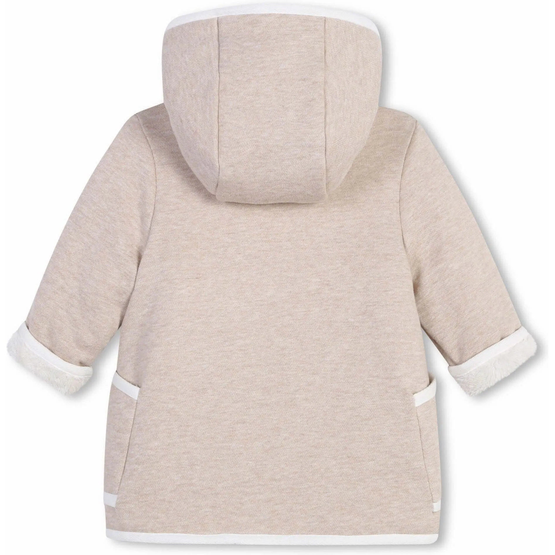Manteau d'imitation en coton bio pour bébé fille