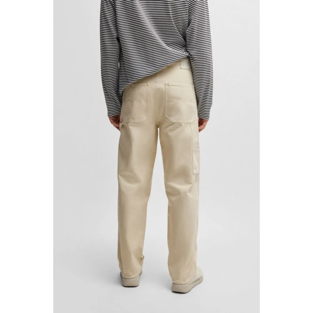 Pantalon ample en toile de coton