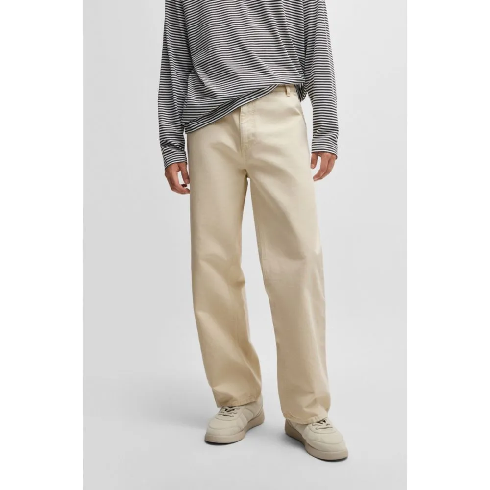 Pantalon ample en toile de coton