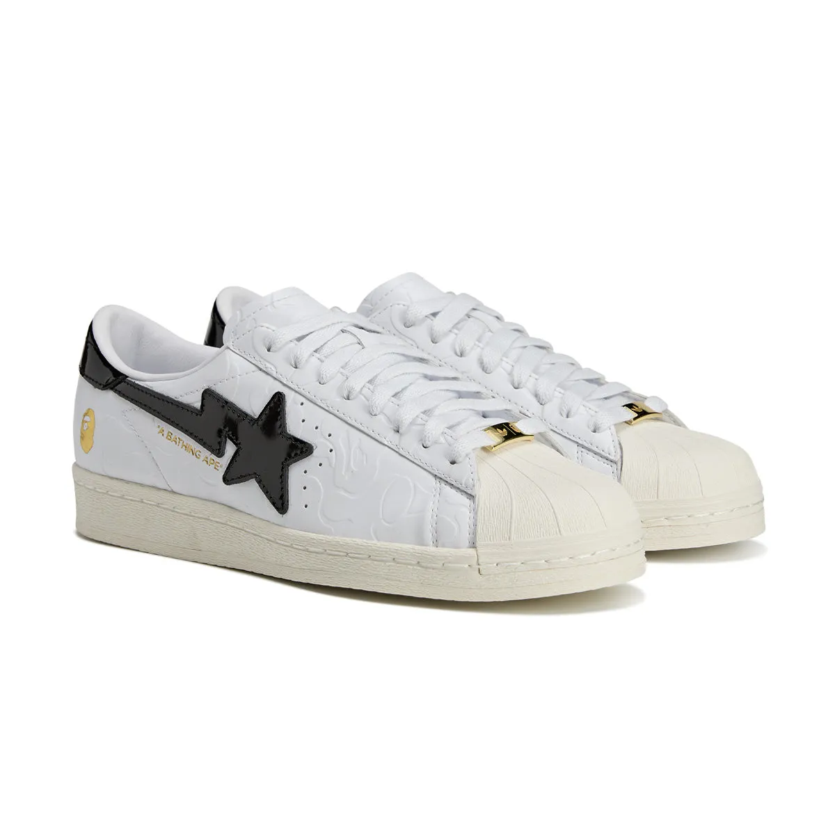   BAPE Superstar Vintage 'Blanc Noir'