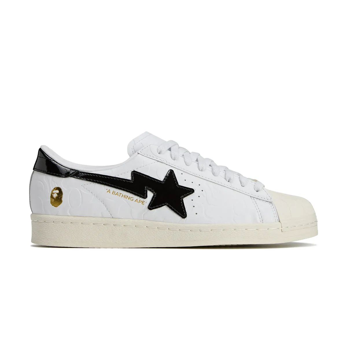   BAPE Superstar Vintage 'Blanc Noir'