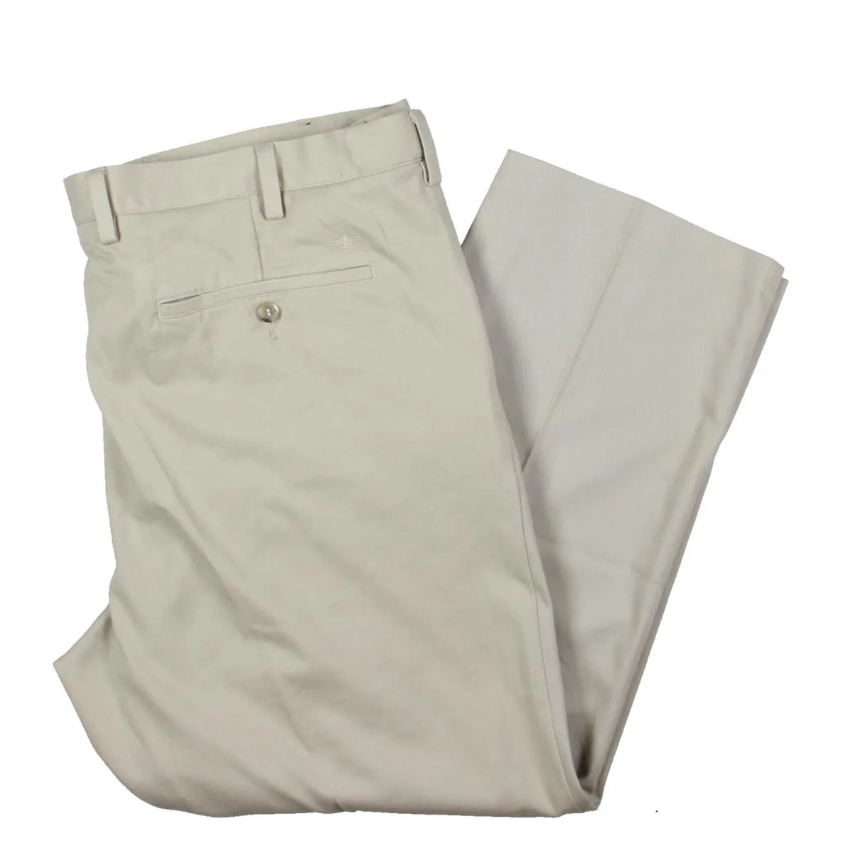 Pantalons chino classique à plis pour hommes grands et larges