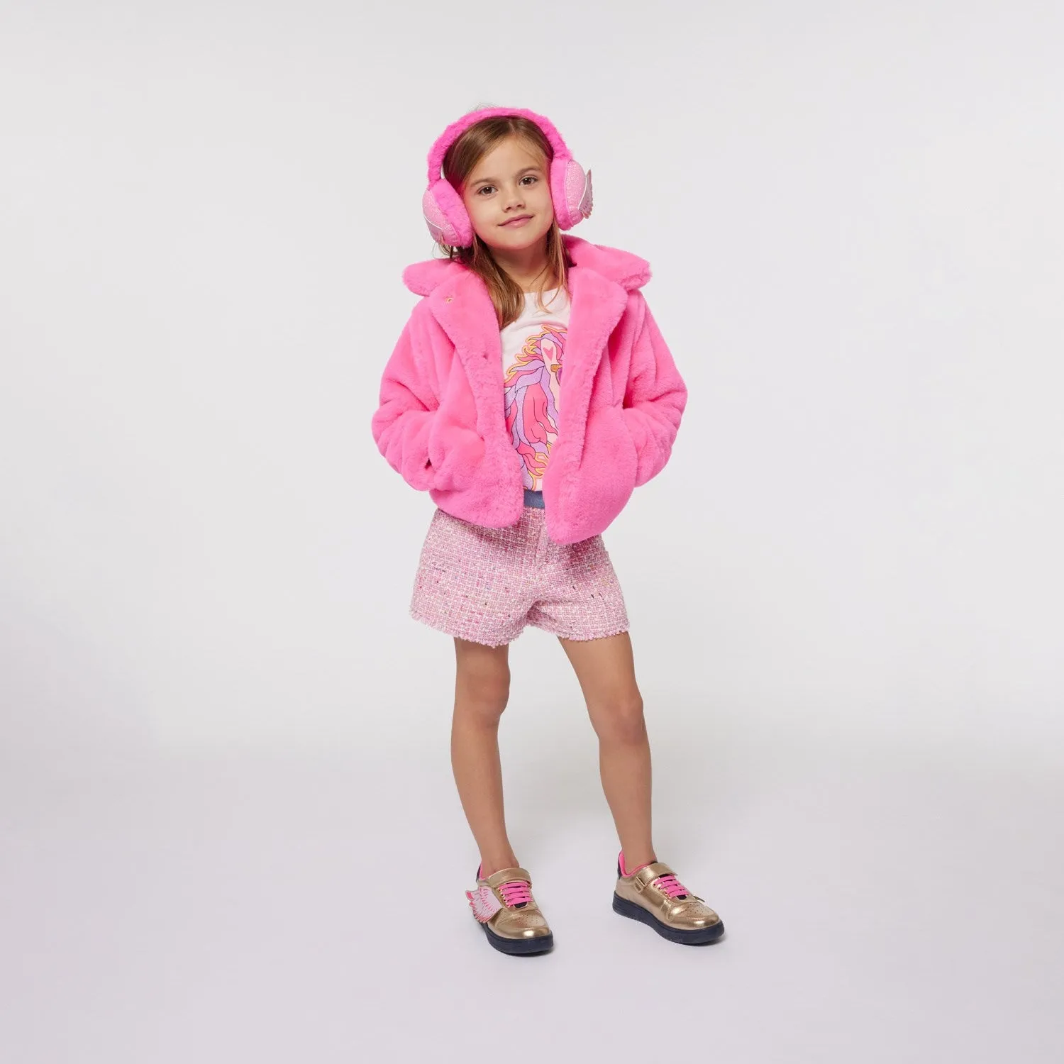 Manteau rose Billieblush